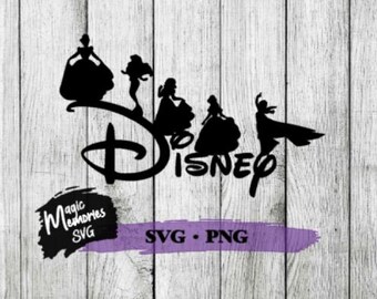 SVG Princess Digital Download SVG, PNG cut file, minnie, mickey