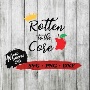 Rotten to the Core - poison apple - Descendants - Sticker