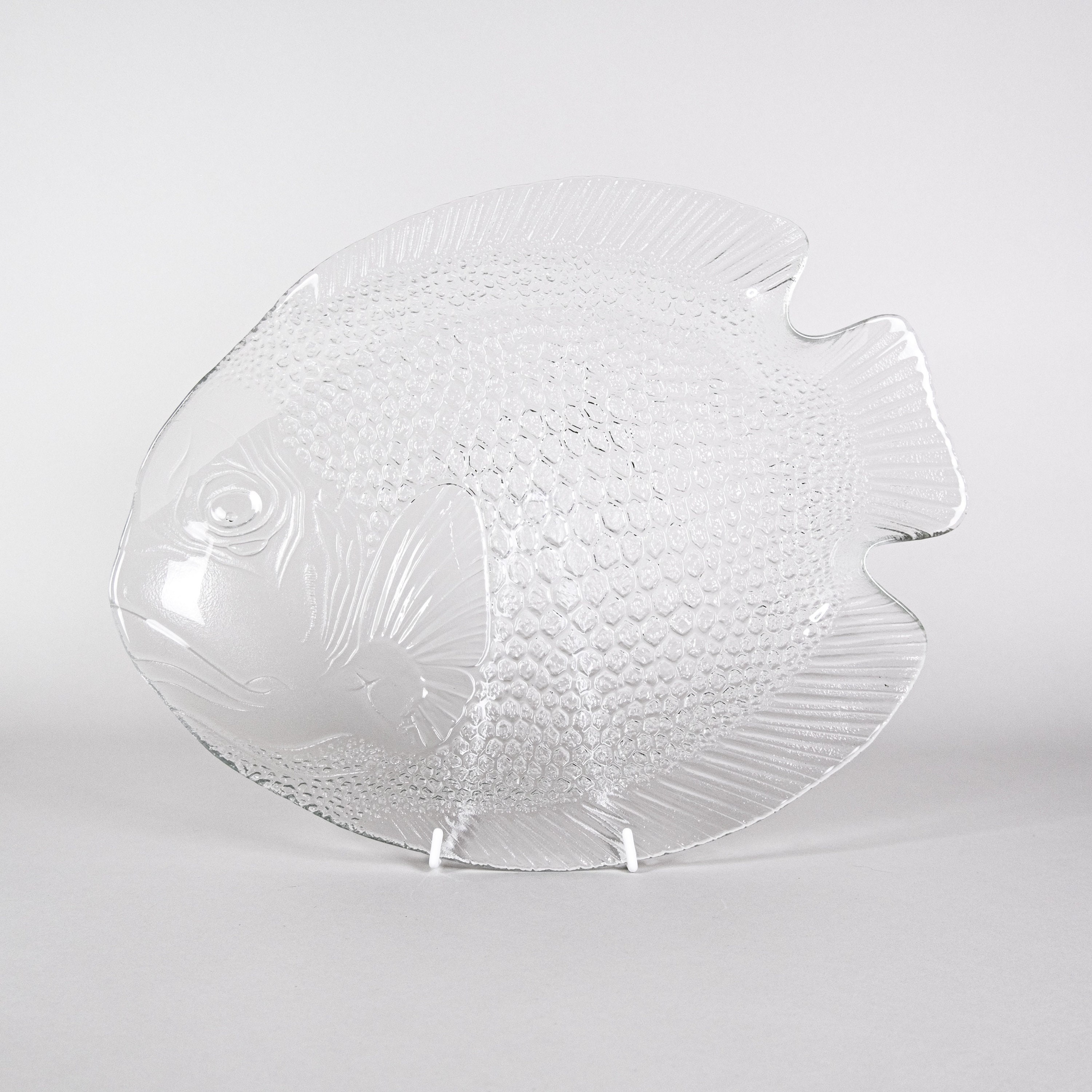 Vintage Arcoroc France Ovenproof Glass Fish Platter Plate Etsy Australia