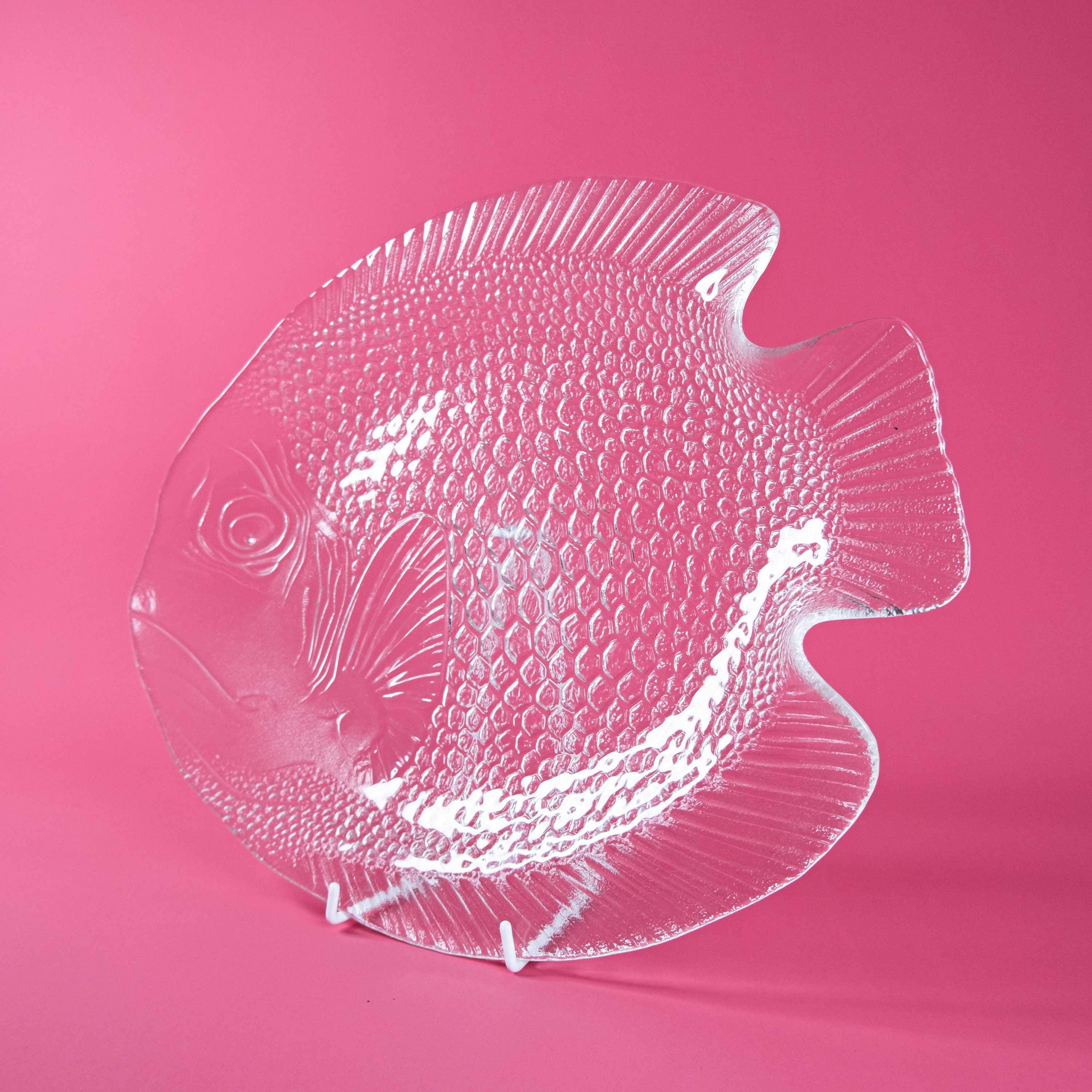 Vintage Arcoroc France Ovenproof Glass Fish Platter Plate Etsy Australia