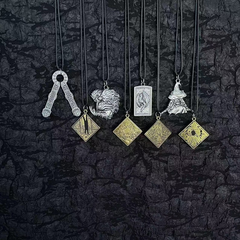 Stargazer Girl Elden Ring Necklace Golden Elden Ring Etsy