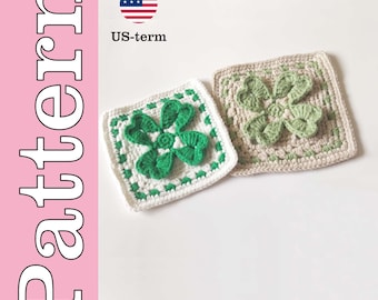Crochet Granny Square Pattern crochet motifs English crochet creations Digital Download Hand made Ebook Crochet  Granny Squares Tutorial