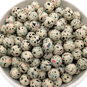 Camouflage Silicone Beads: 50-100 Piece Bulk, Food Grade, BPA Free
