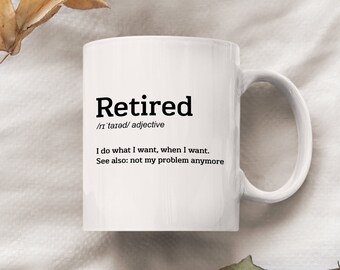 Retired Definition Mug