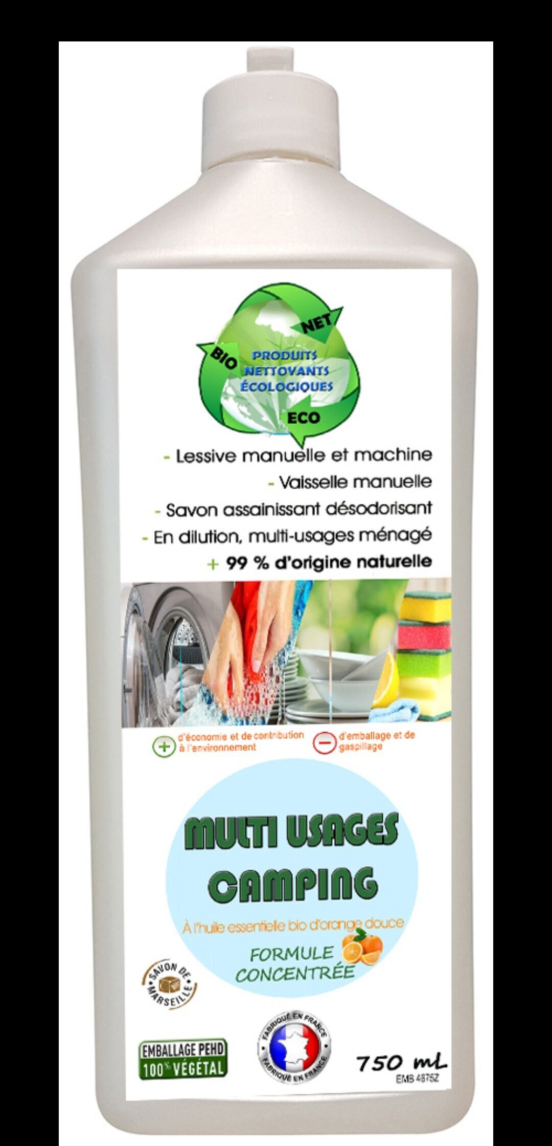 4 en 1 Or Nettoyant Assainissant