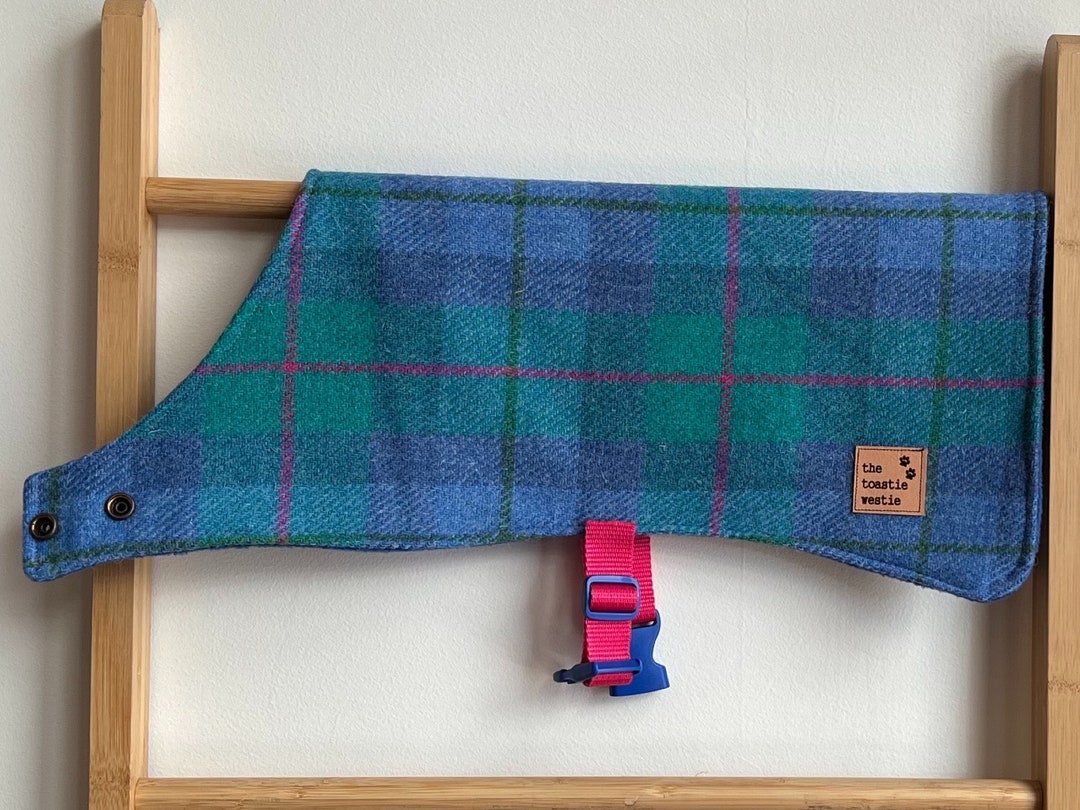 Harris Tweed Dog Coat Wool Jacket Made to Order in Adelaide Etsy