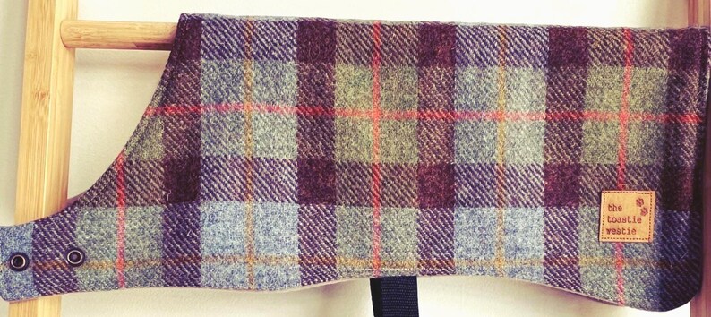 Dog Coat Jacket Hunting MacLeod, Harris Tweed, Bespoke dog wear, made in Adelaide, Australia image 4