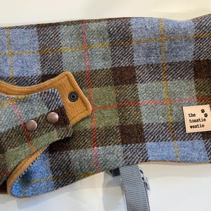 Dog Coat Jacket Hunting MacLeod, Harris Tweed, Bespoke dog wear, made in Adelaide, Australia image 3