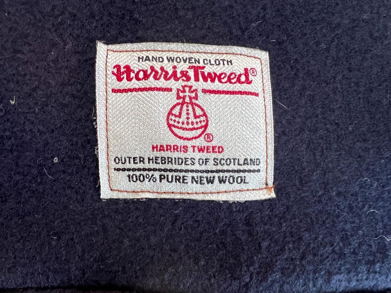 Dog Coat Jacket Hunting MacLeod, Harris Tweed, Bespoke dog wear, made in Adelaide, Australia Navy