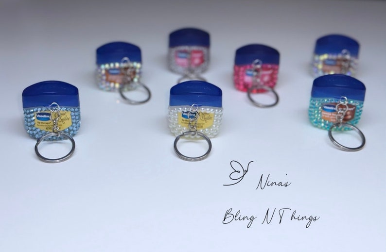 Pastic Container Keychain Keychain Chapstick - Etsy