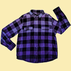Purple lumberjack shirt sales