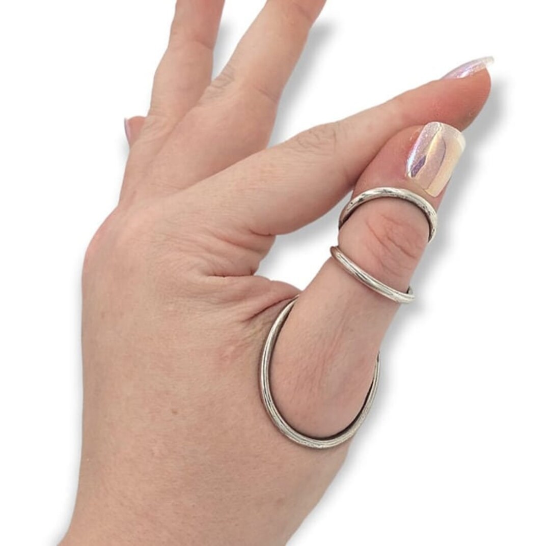Thumb Splint 925 Silver Ring MCP Hyperextension Splint Etsy