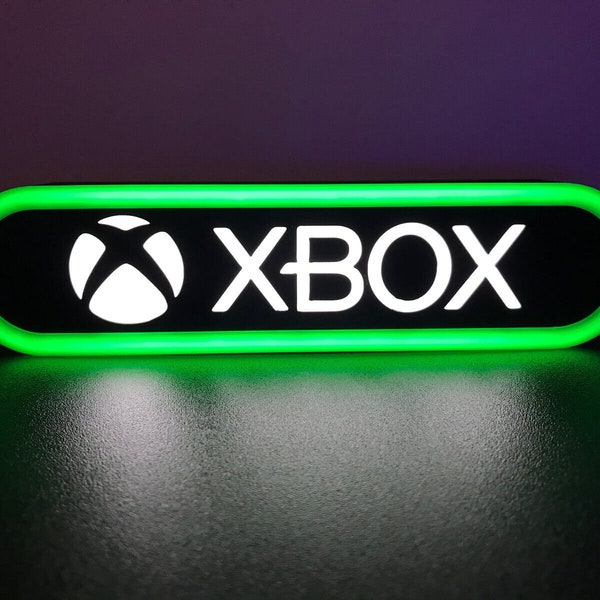 Xbox Led Sign Etsy