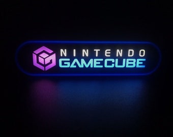 Nintendo GameCube 3d Printed Led Sign