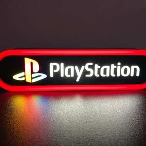 PlayStation 3d Printed Led Sign