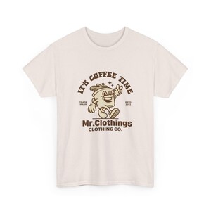 Coffee Time Unisex Tee, Funny Graphic Shirt, Gift for Coffee Lover, Coffee Lover&#39;s Tee, Coffee Theme Shirt, Coffee T-Shirt