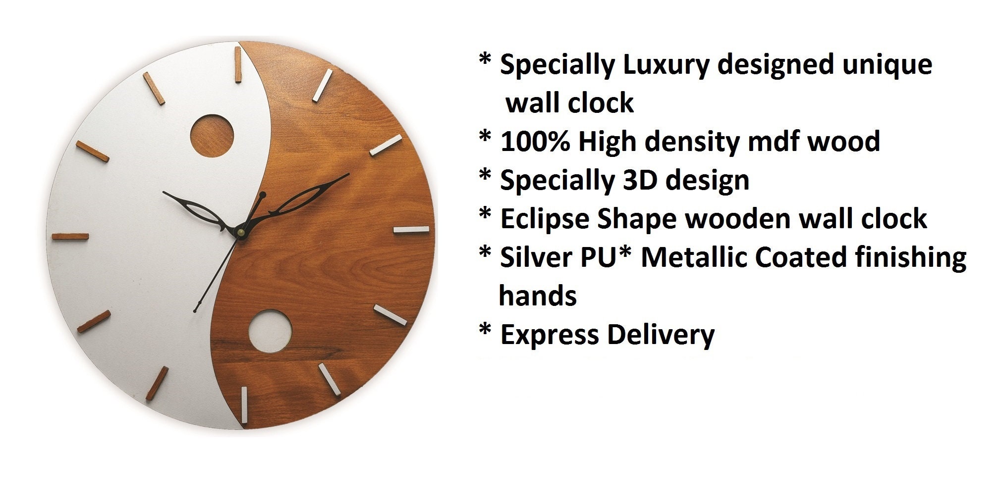 Industrial Wall Clock Unique Wall Clock Home Gift Clock Etsy