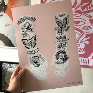 A3 TATTOO FLASH Print