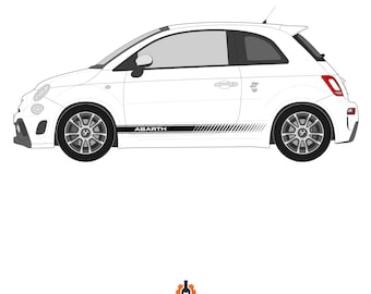 Strisce laterali Abarth 595/695