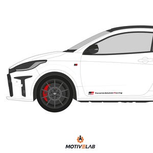 Tür-Aufkleber Toyota GR Gazoo Racing