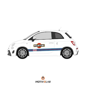 Martini Racing Decal Kit Abarth 595