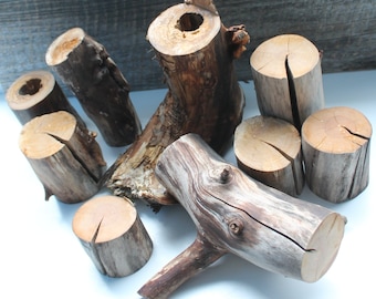 Willow Wood Stump: Natural Rustic DIY Craft Supplies (2.1-7.4 inch)