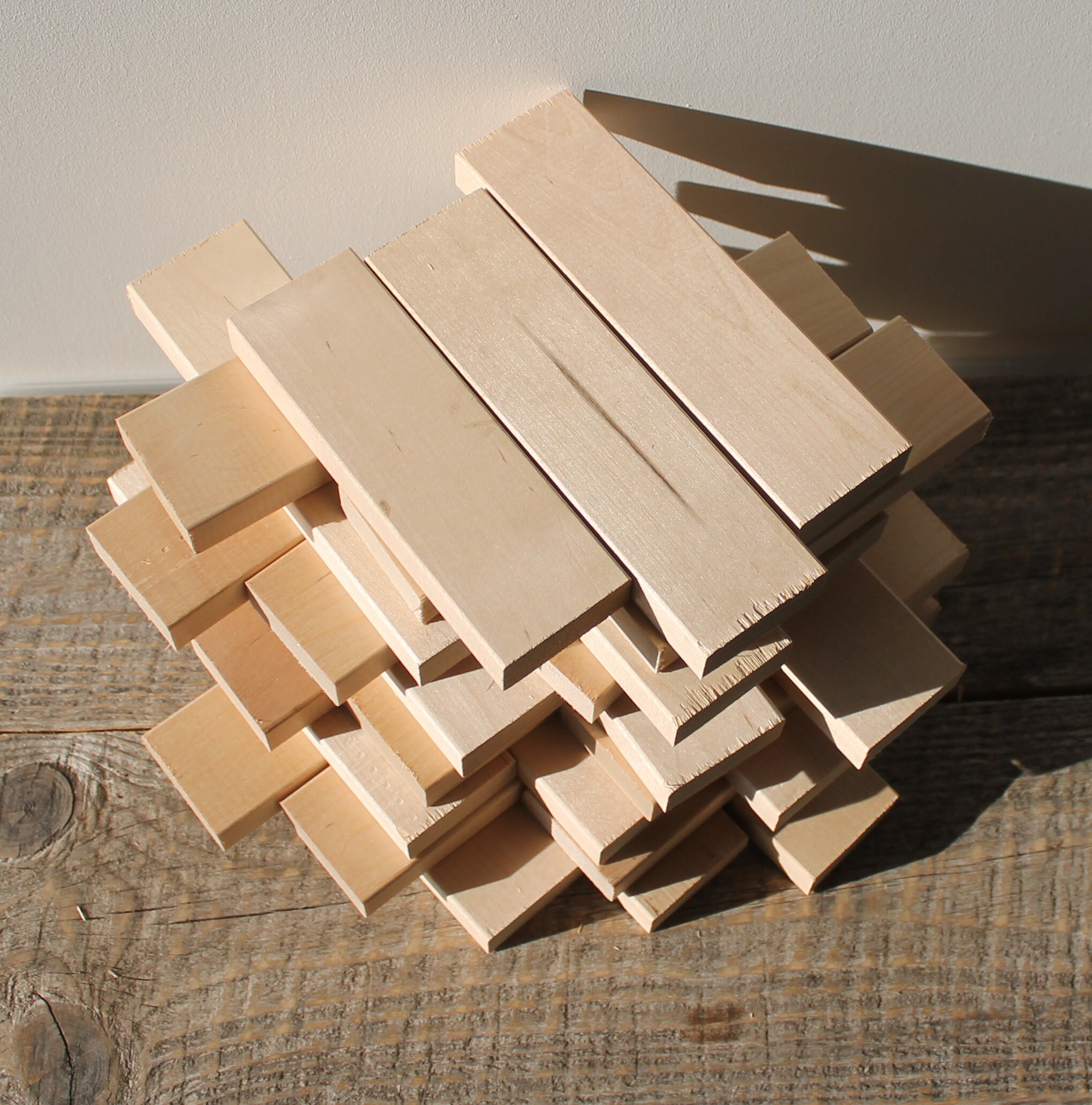 Wood Slats Scrap Wood Pieces for Craft Burning Painting Carving Do It