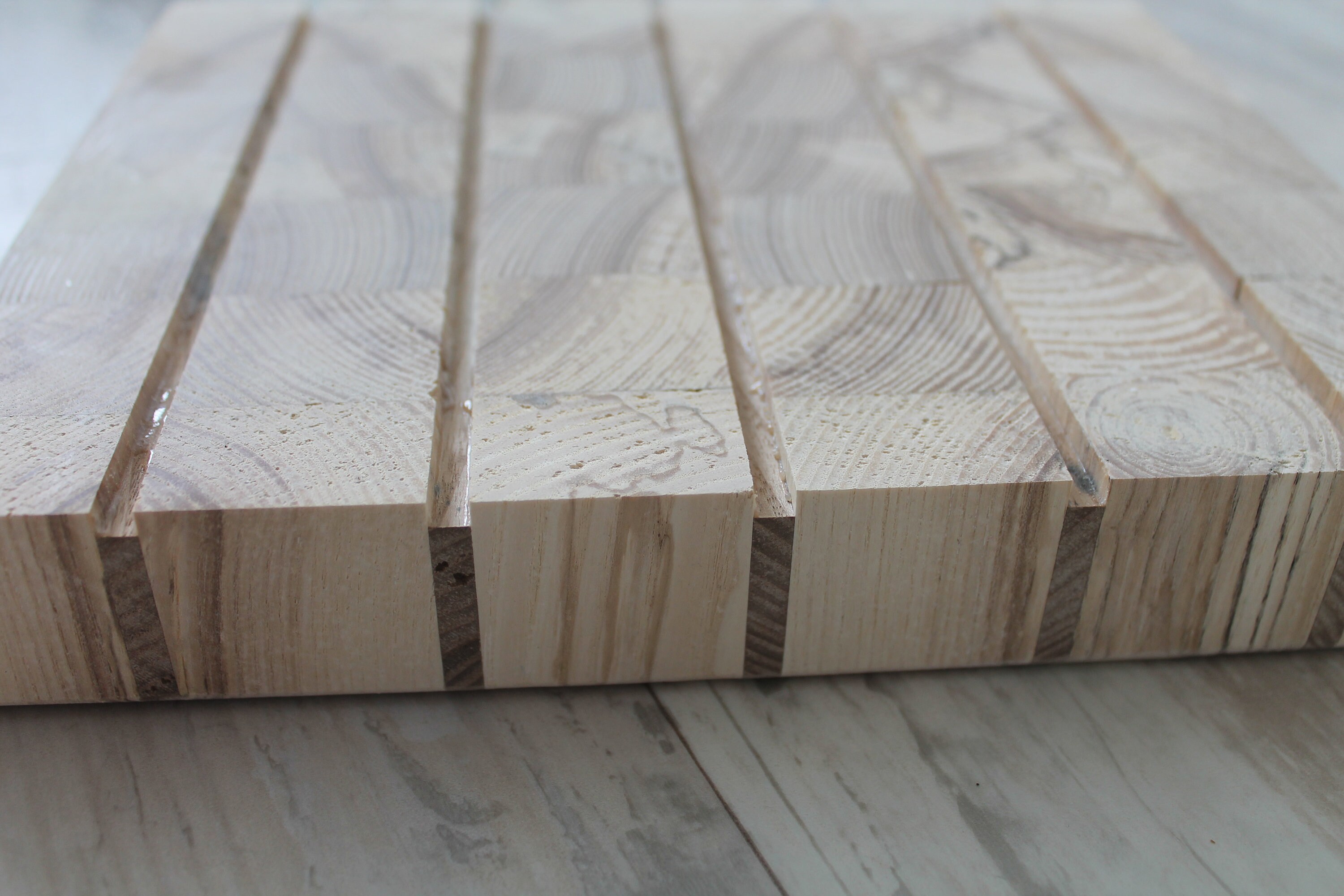 Wood Trivet Rustic Candle Plant Stand Handmade Birch Multifunctional ...