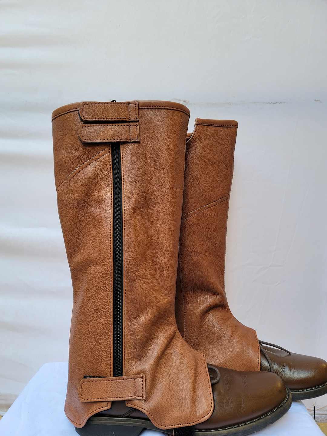 Paklandnew Book of Inspired Boba Fett Leather Boot Cover Custom Made