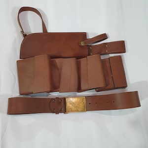 PL New Death Watch 4 Pouches Waist Hostler Belt  Mandlorian armor cosplay costume Mandalorian Belt