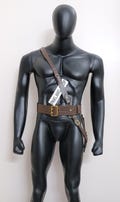 Sam Browne Belt With Crossover Shoulder Strap - Genuine Leather British Military product logo