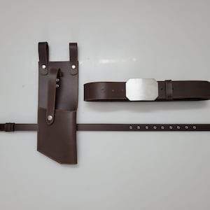 Pakland: Star Wars Brown Leather DH-17 BELT & HOLSTER Rebel Fleet Trooper costume Variant