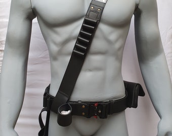 The Mandalorian Leather Cosplay Belt | Star Wars Costume, Adjustable Holster