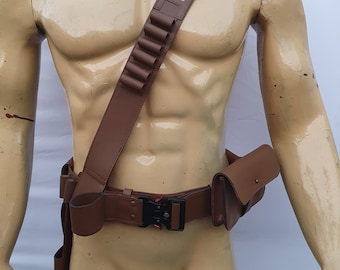 PAKLAND: New Star Wars Belt with Holster Waist Props Soldier Straps, Mandalorian Belt