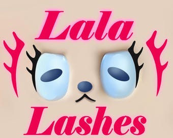 Lala's Lashes: Vinyl Toy Stickers