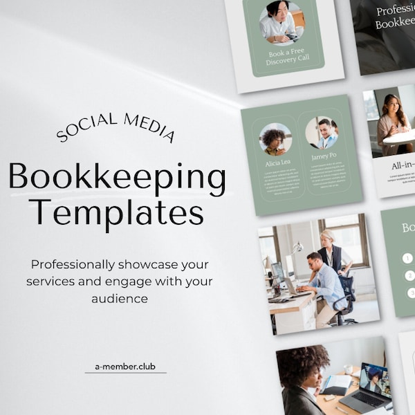 Bookkeeping Instagram Template Etsy