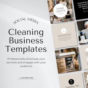 Cleaning Instagram Templates | Cleaning Business Social Media Templates | Cleaning Service Instagram Post Template, Commercial Cleaning Post