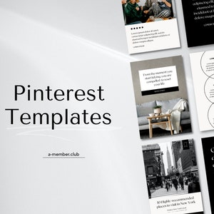 Pinterest Templates | Pinterest Pin Templates | Pinterest Template Canva Blogging Templates | Canva Bundle | Pinterest Marketing | Blog Pins
