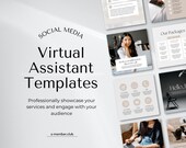 Virtual Assistant Instagram Posts Bundle | Social Media Template | VA Instagram Posts | Canva Instagram Posts | Coach, Content Creator Canva