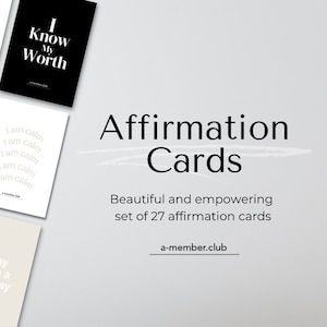 Affirmatiekaarten Instagram | Mindfulnesskaarten | Genezingskaarten | Zelfzorgkaarten | Canvas kaartendeck | Dagboekkaarten | Positieve mantrakaart