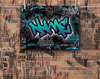 graffiti poster custom, graffiti name, graffiti wall decor, grffiti poster, poster custom, graffiti custom, graffiti wall art personalized