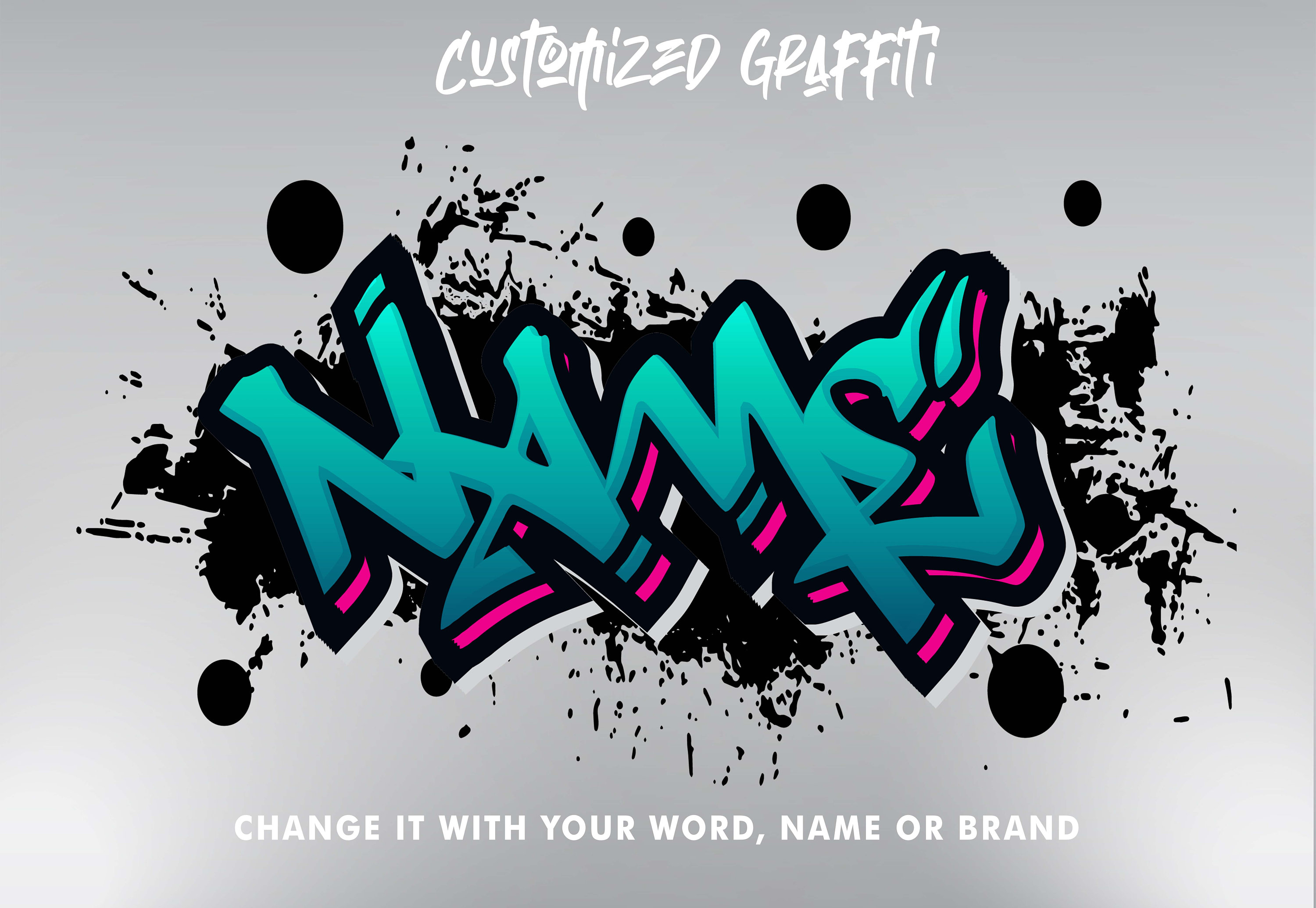 Customized Graffiti Street Art Style Name Customized Etsy