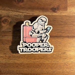Autocolante Pooper Trooper