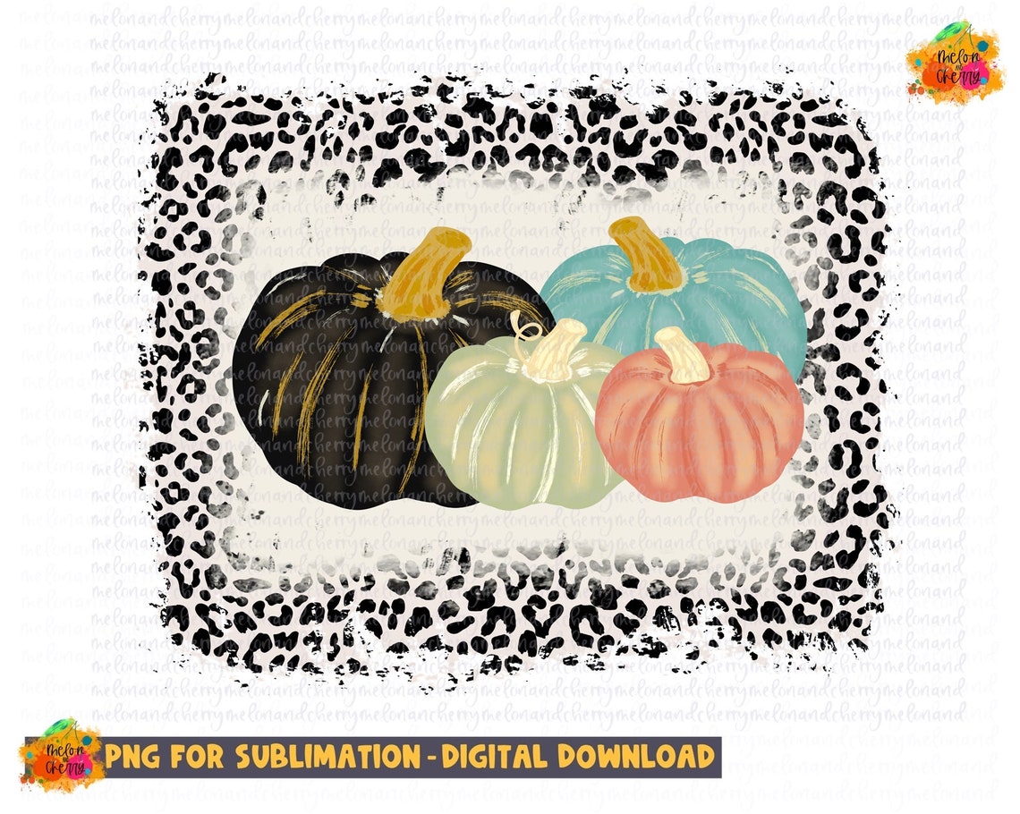 Fall Pumpkin Png Sublimation Design Download Pumpkins - Etsy