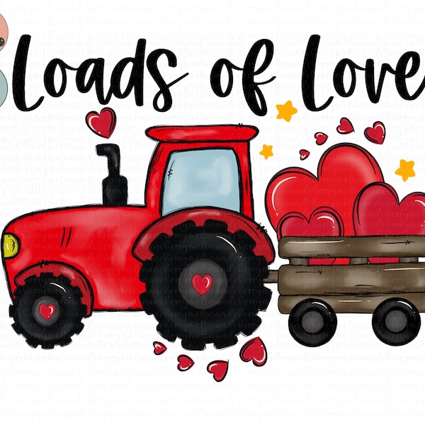 Tractor Valentine - Etsy