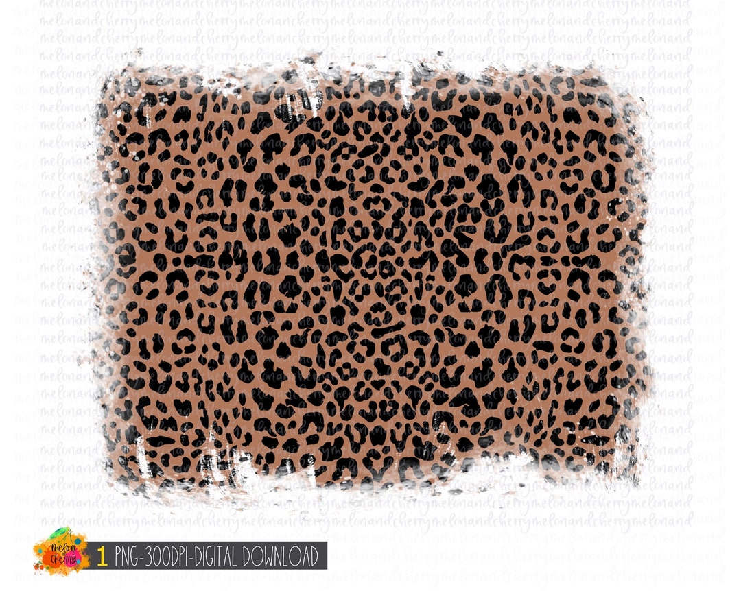 Distressed Leopard Background Sublimation Design Download - Etsy