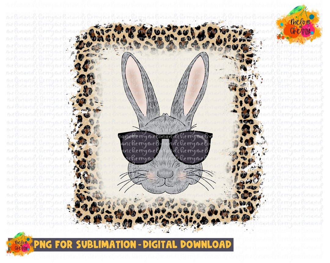 Bunny Png Sublimation Design Download, Easter Bunny Png File for ...