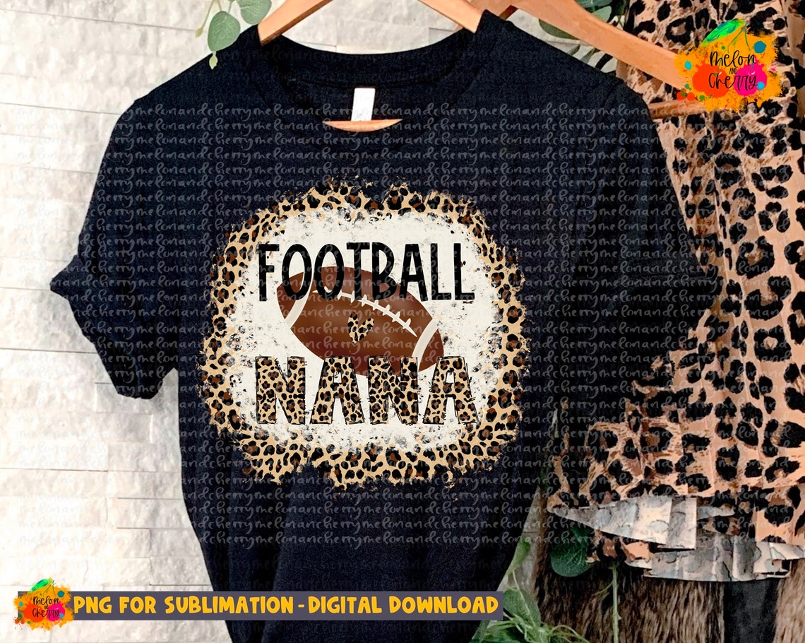 Football Nana Png Sublimation Design Download Distressed - Etsy