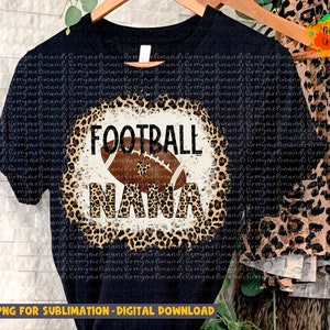 Football Nana Png Sublimation Design Download, Distressed Football Png ...