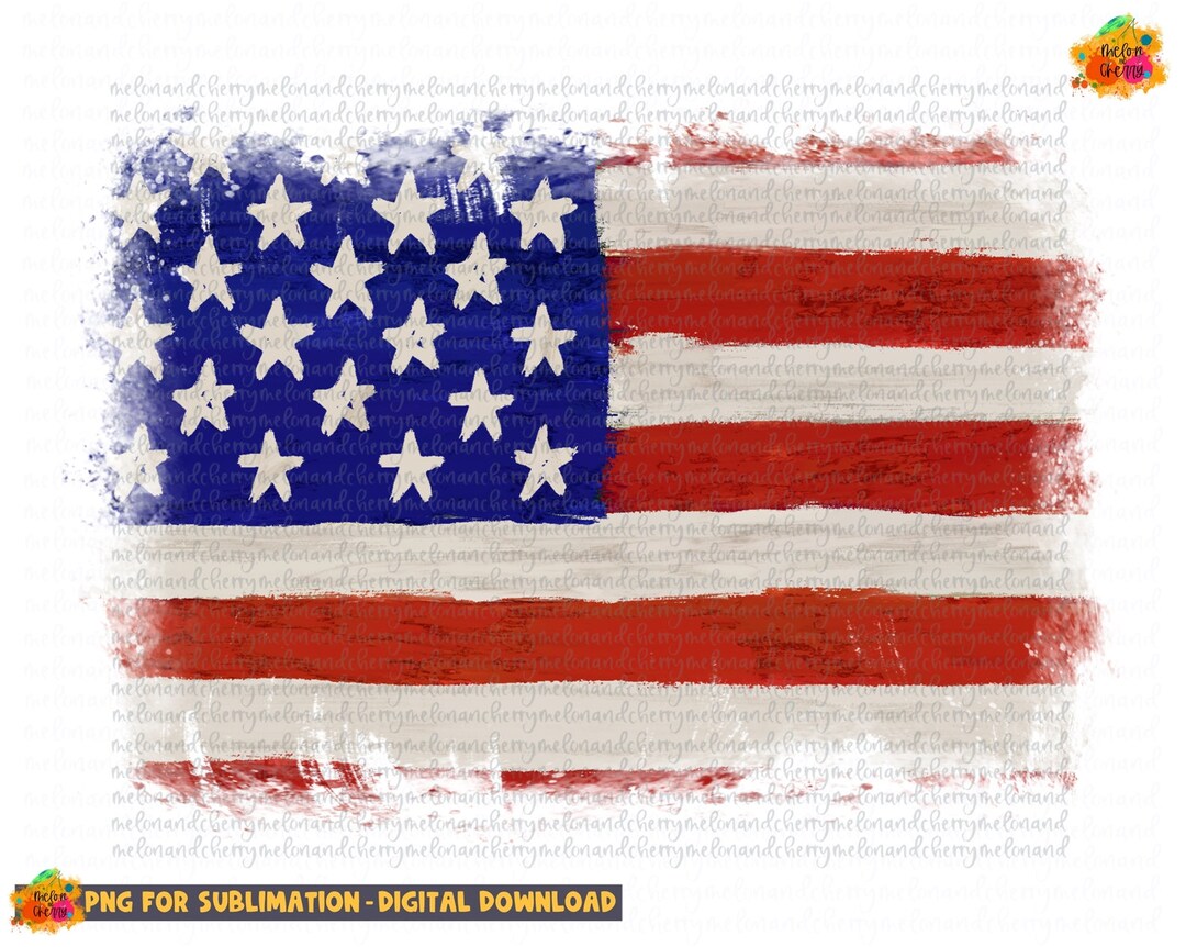 American Flag Sublimation Design Download, USA Flag Background